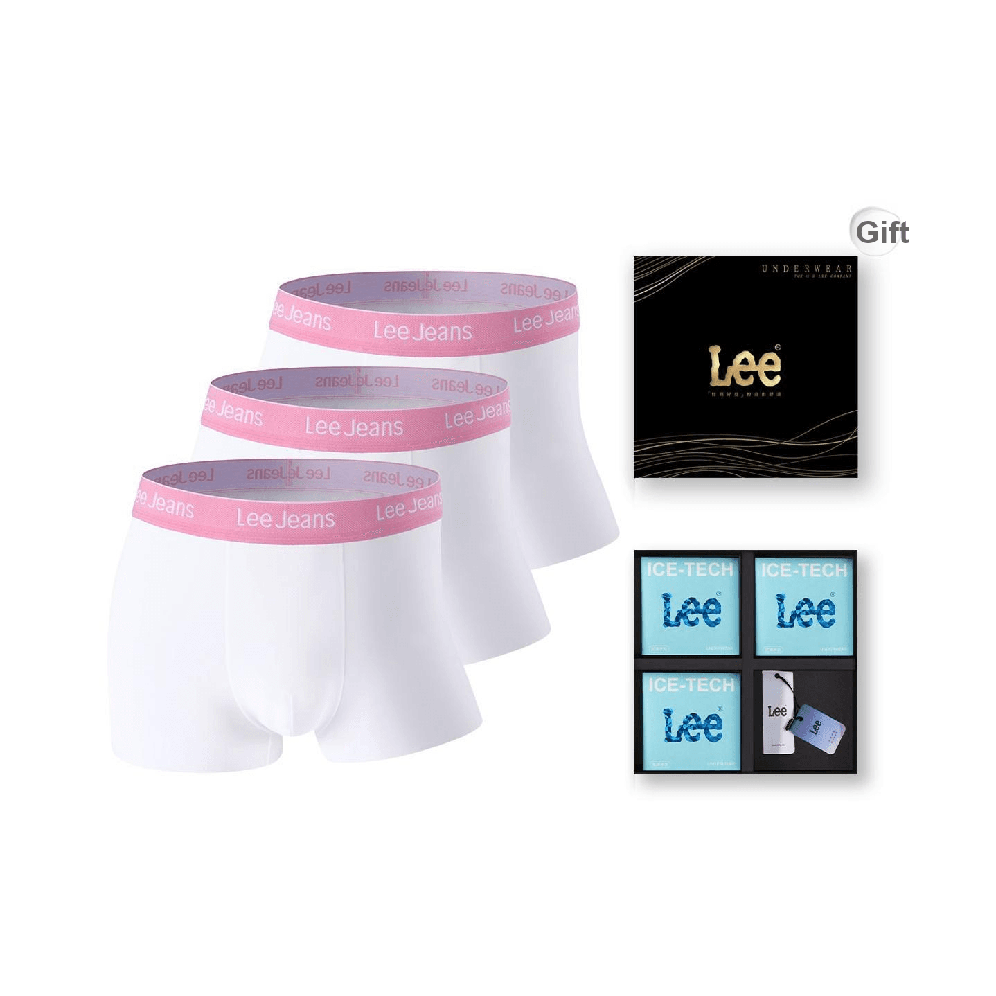 Трусы lee Трусы Мужской 3 шт Gift Box Set - изображение 1