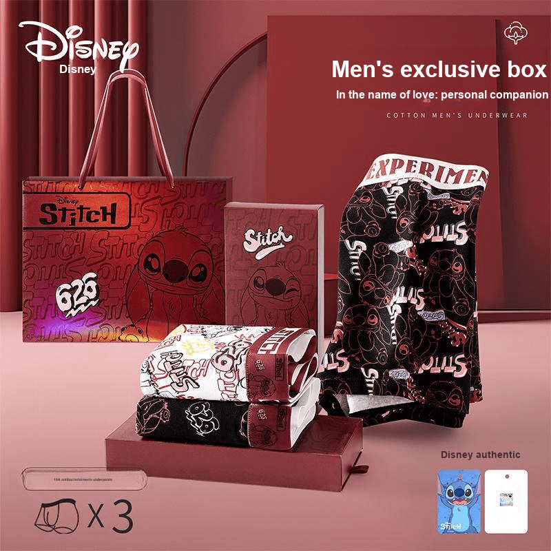 Трусы disney stitch Боксеры Men's Box 3 шт - изображение 2