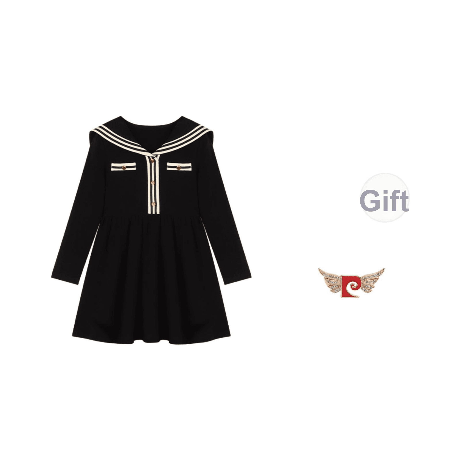 PIERRE CARDIN Классический черный Kids Платья - изображение 1