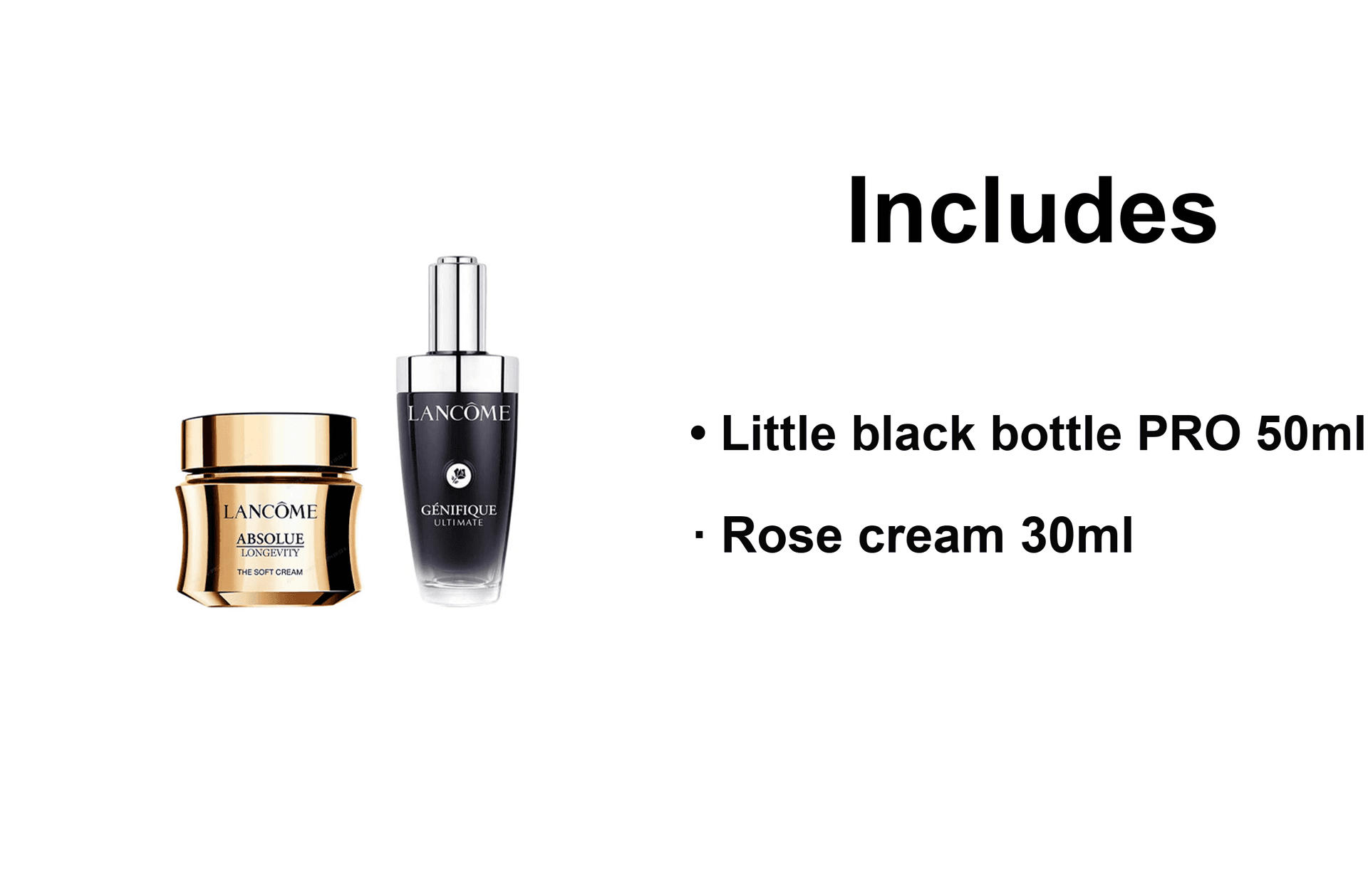 Маска для лица LANCOME Маленькая Черная Бутылка Про-версия Розовая Кремовая Кожа Наборы Ухода Увлажняющий Увлажнение 30мл+30мл - изображение 2