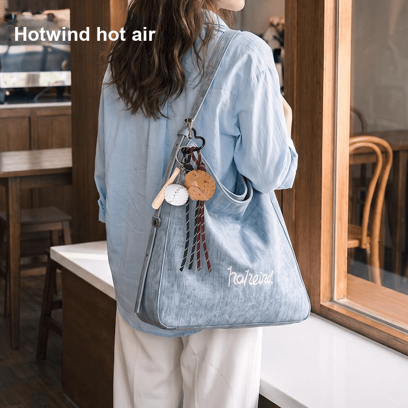 Мини-сумка Hotwind Искусственная кожа Сумка на плечо Сумки Женские Джинсовый синий - изображение 7