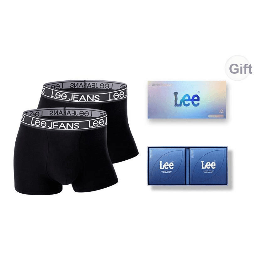 Трусы Lee Boxers Мужские 2 шт Набор в подарочной коробке - изображение 1