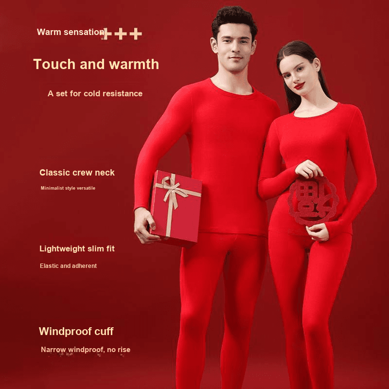 Трусы MIIOW Prosperity Zodiac Year Collection Термический Набор "Магия Цветов" Женский Красный - изображение 2