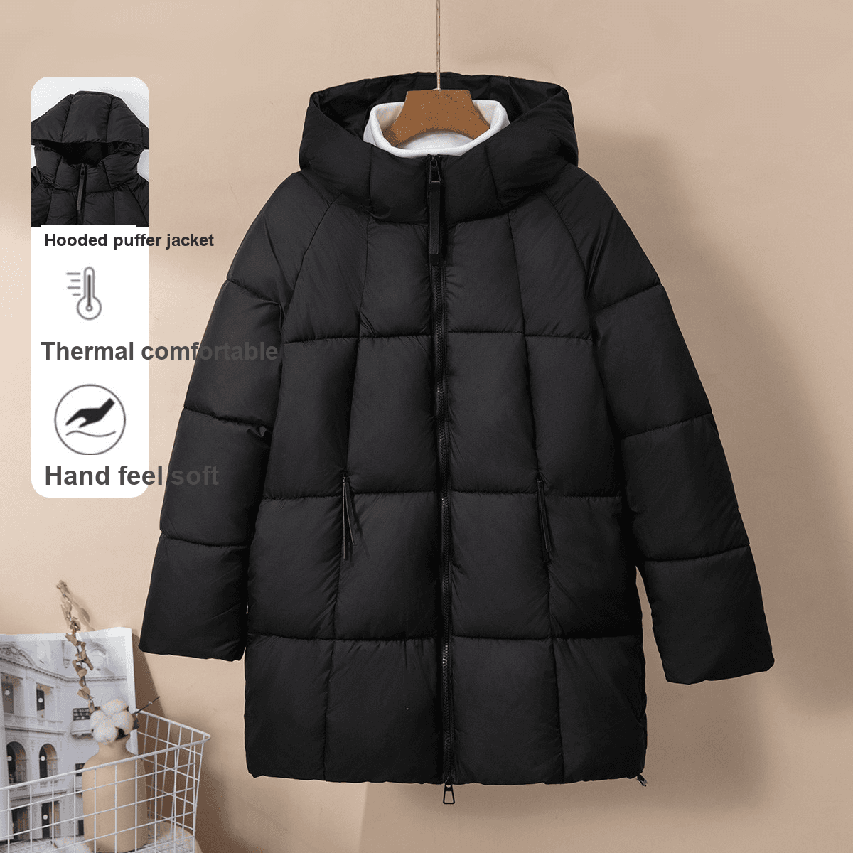 JEANSWEST Хлопковый пуховик женский - изображение 2