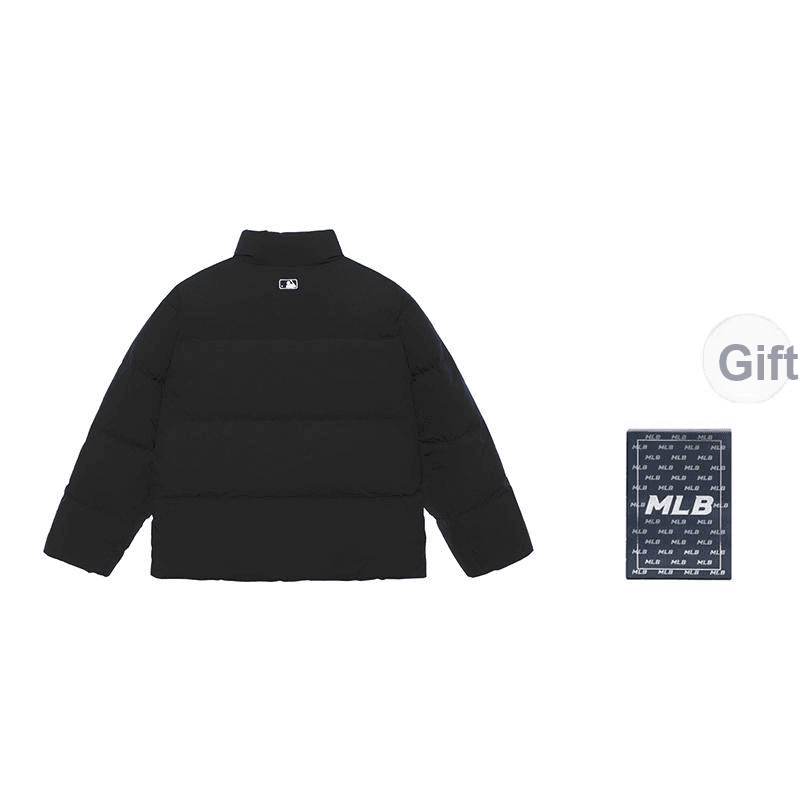 Зимняя куртка MLB New York Yankees Basic Collection FW24 Пуховик Унисекс Черный - изображение 2