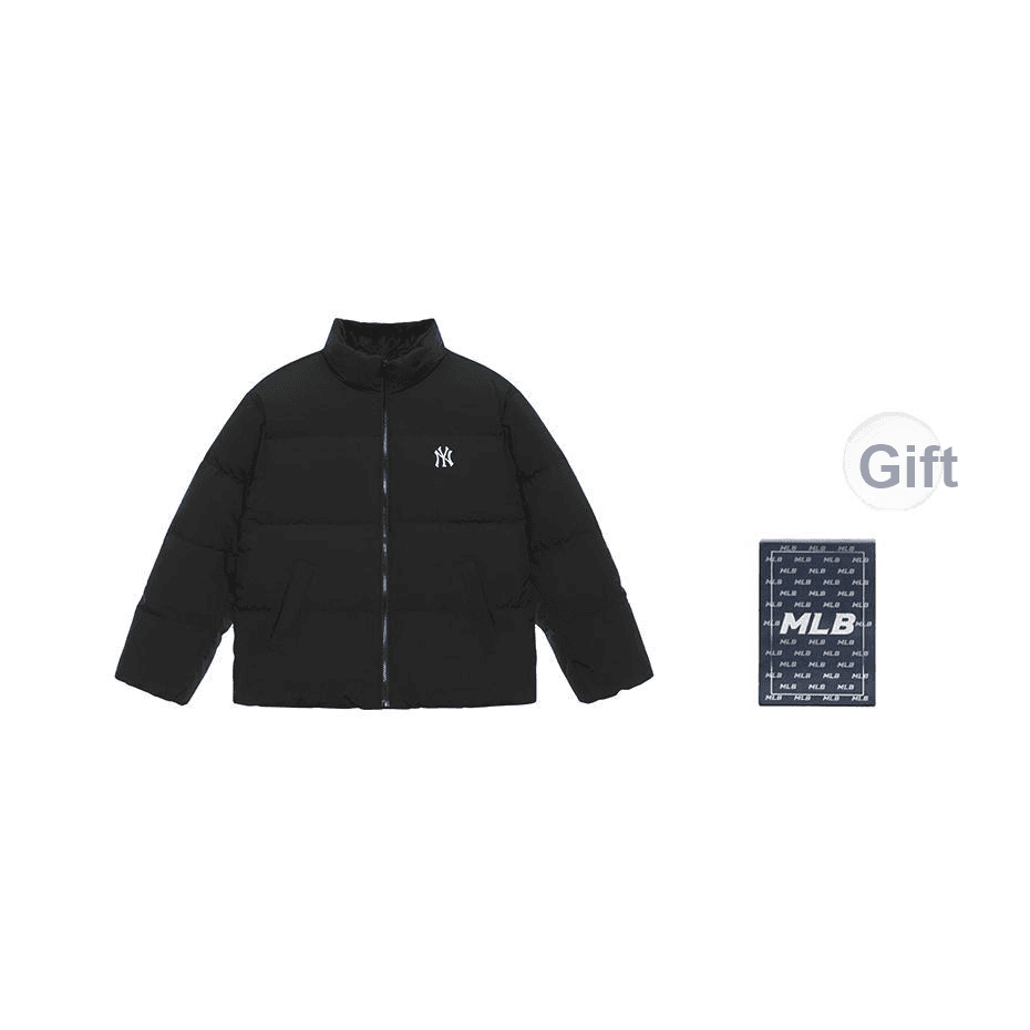 Зимняя куртка MLB New York Yankees Basic Collection FW24 Пуховик Унисекс Черный - изображение 1