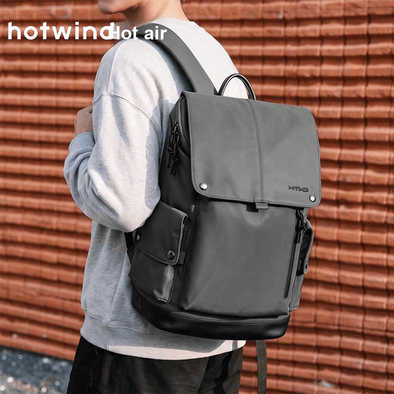 Рюкзак Hotwind Ткань Рюкзак Стандартный (Standard) Унисекс Яшма Хаки - изображение 2