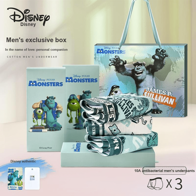 Трусы Disney Боксеры Мужские Коробка 3 шт Смешанные цвета - изображение 2