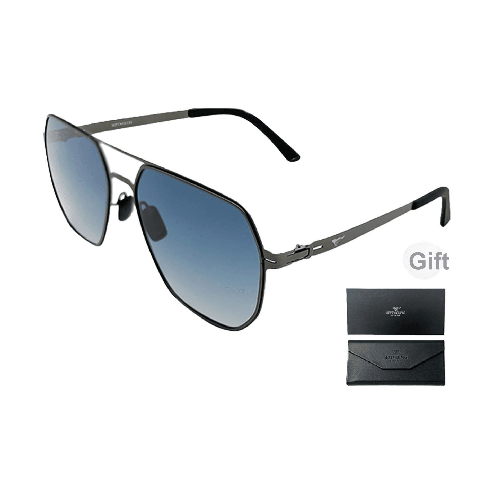 Солнцезащитные очки SEPTWOLVES Aviators Солнцезащитные очки Унисекс - изображение 1