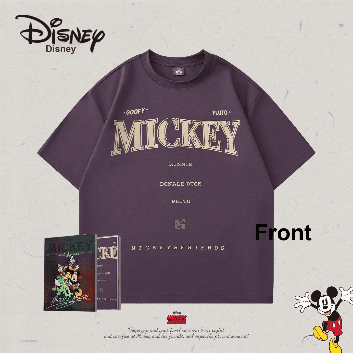 Футболка Disney Mickey Mouse Стич T-рубашка унисекс - изображение 5