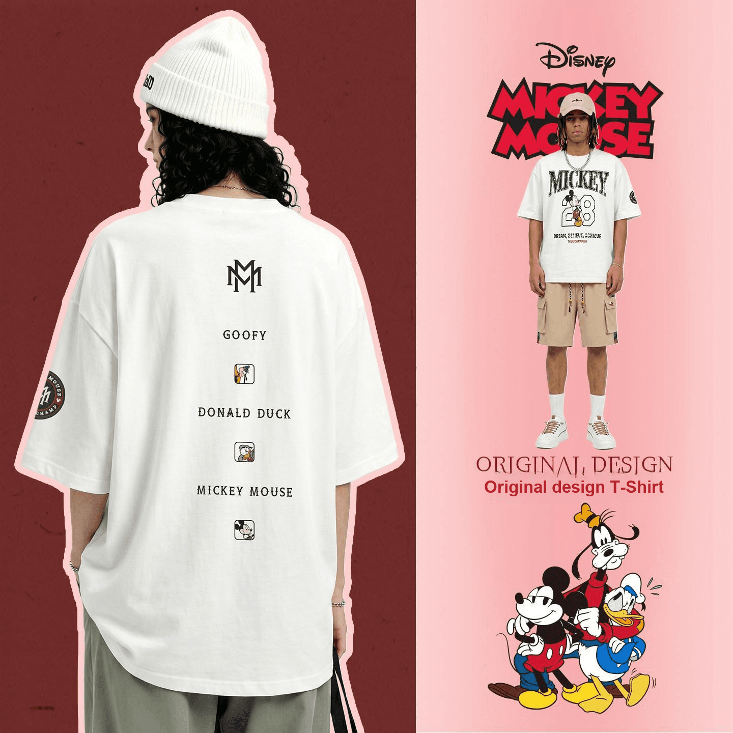 Футболка DISNEY MICKEY MOUSE Короткий рукав T-рубашка Унисекс Набор в подарочной коробке - изображение 4