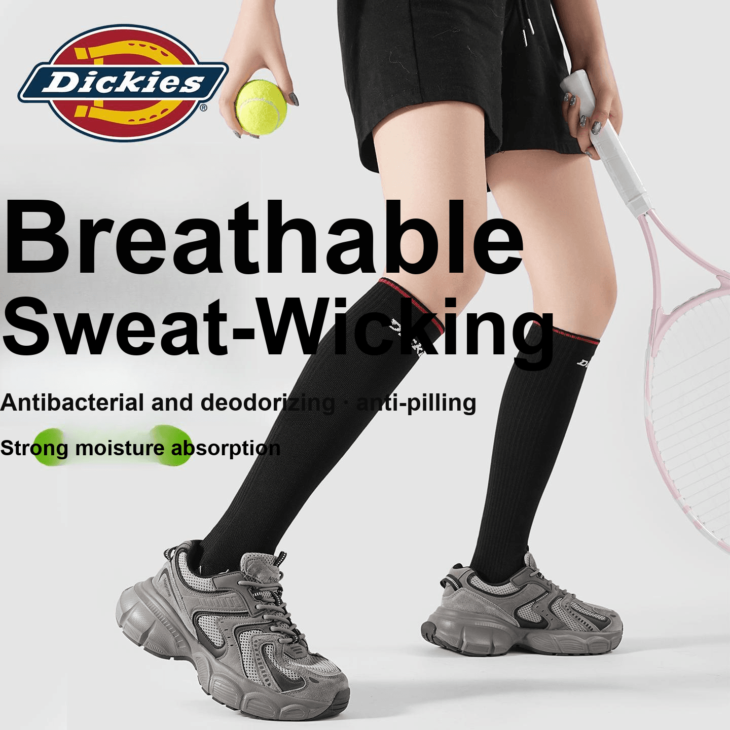 Носки Dickies Колено Высокие Носки Женские 3 Пары Подарочный Набор Сумка С набором "Магия Цветов" - изображение 4