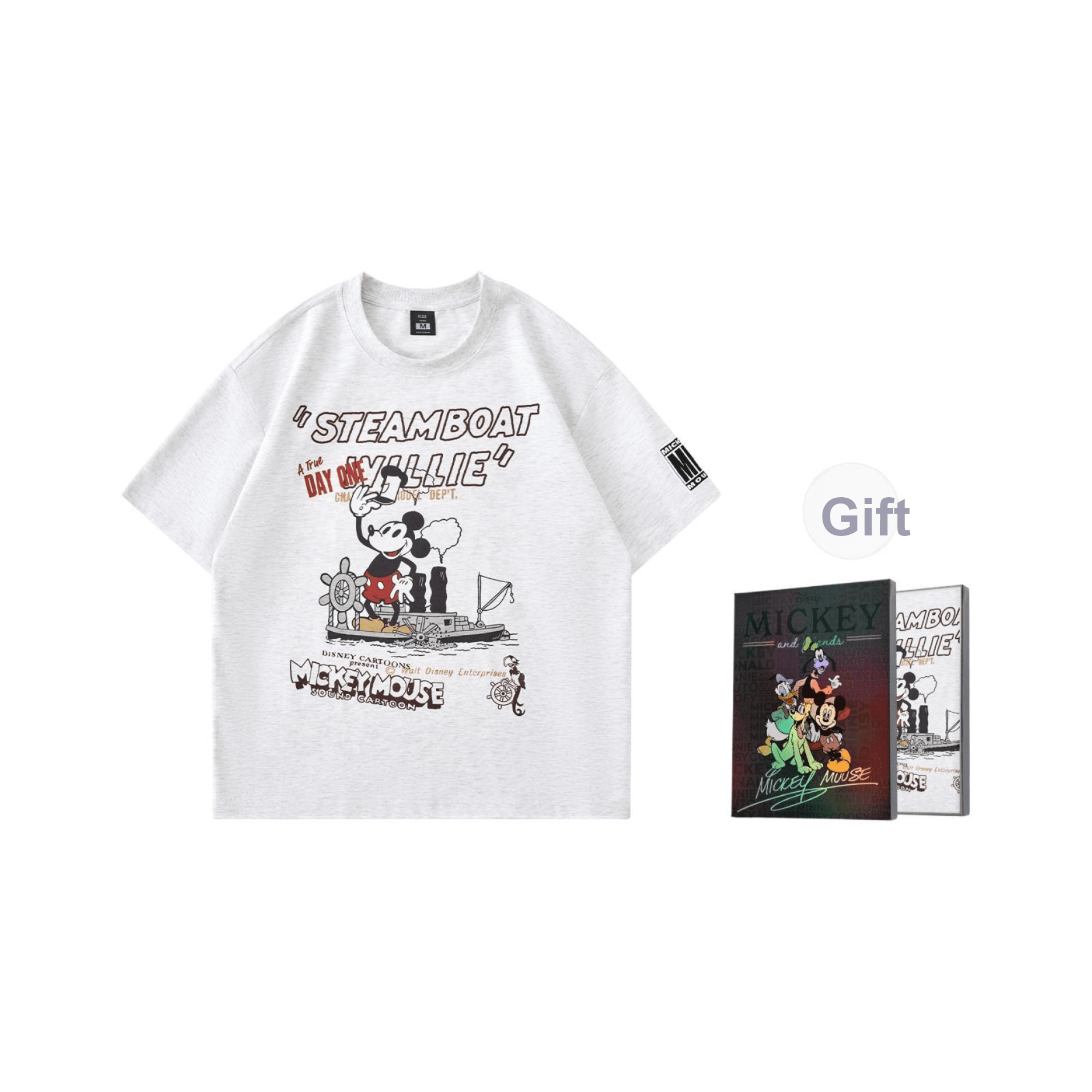 Футболка Disney Mickey SERIES Футболки с короткими рукавами Мужской Gift Box Set - изображение 1