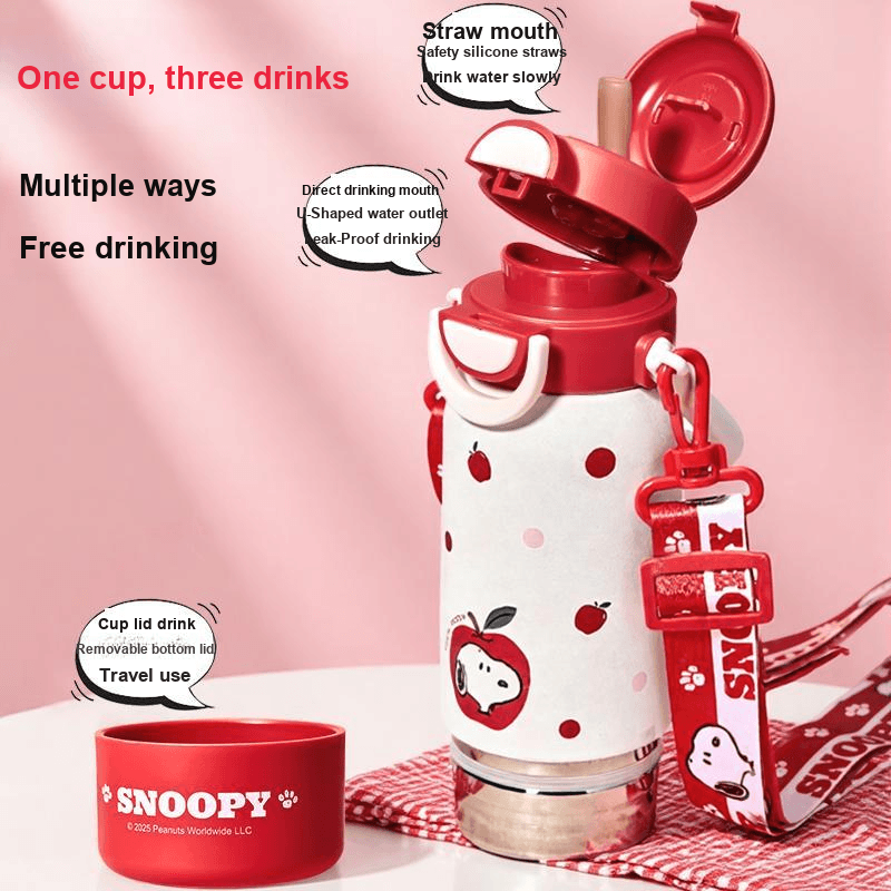 SNOOPY Термокружки SNOOPY Red Кофейный 520 мл - изображение 3