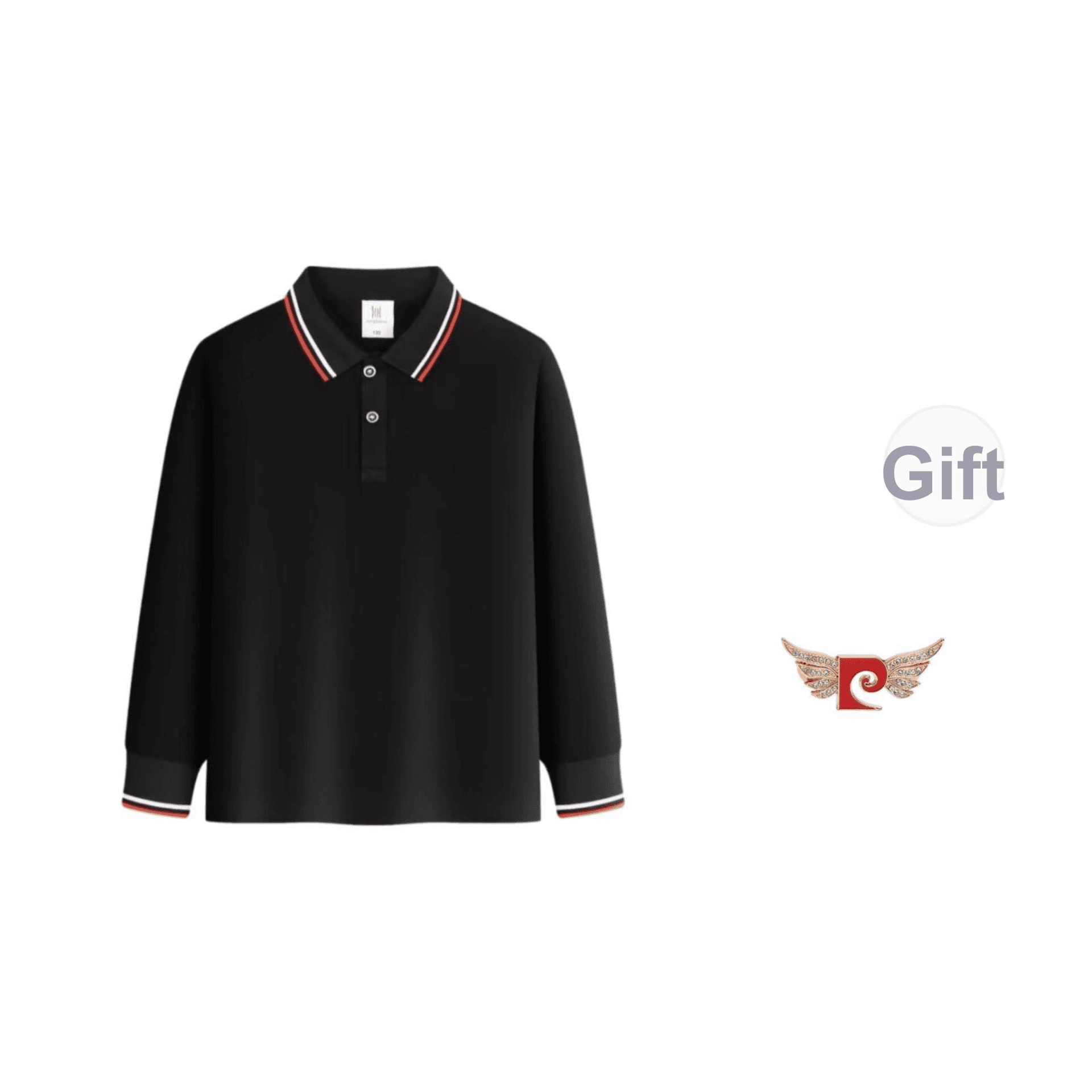 PIERRE CARDIN Отложной воротник Work UNIFORM Короткий рукав Поло Студенческий Школьная форма Спортивный повседневный T Рубашка - изображение 1