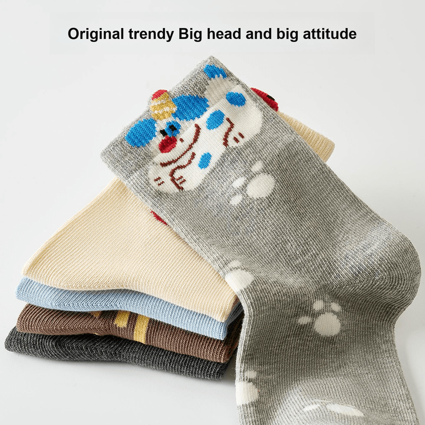 PRIMEET Cute Kingdom 5 Pack Kids Socks PRIMEET Милый Kingdom 5 Пачка Детские Носки - изображение 2