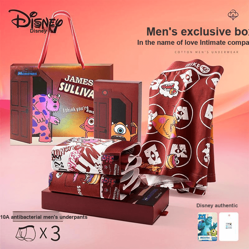 Трусы Disney Monsters University Collection Трусы Подарочная Коробка Мужские 3 Упаковки - изображение 2
