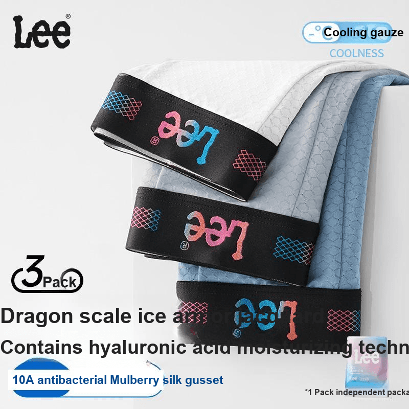 Трусы LEE Черный+Серый+Белый+Темно-синий+Светло-синий+Светло-зеленый Мужские боксер-шорты - изображение 5