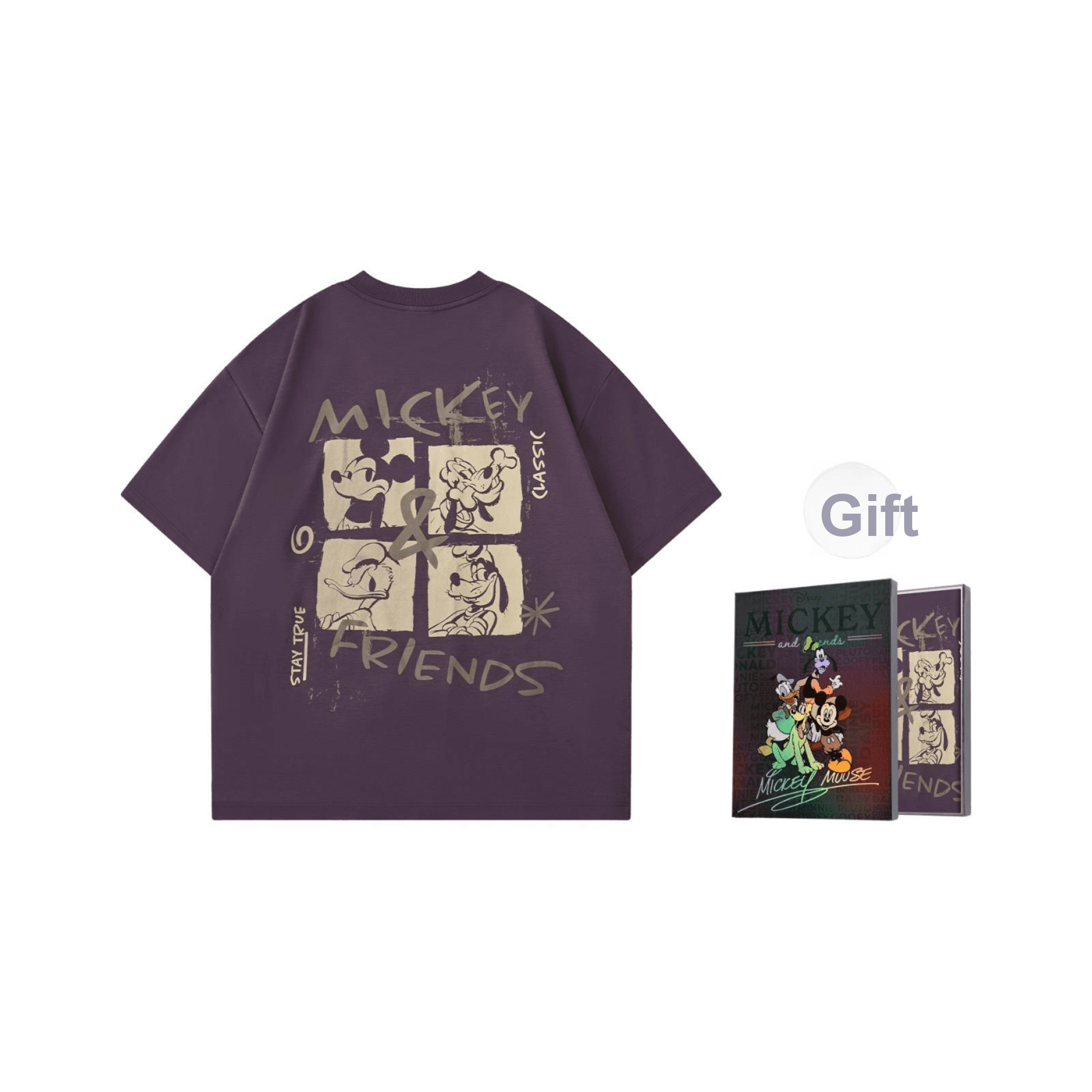 Футболка Disney Mickey Mouse Стич T-рубашка унисекс - изображение 1