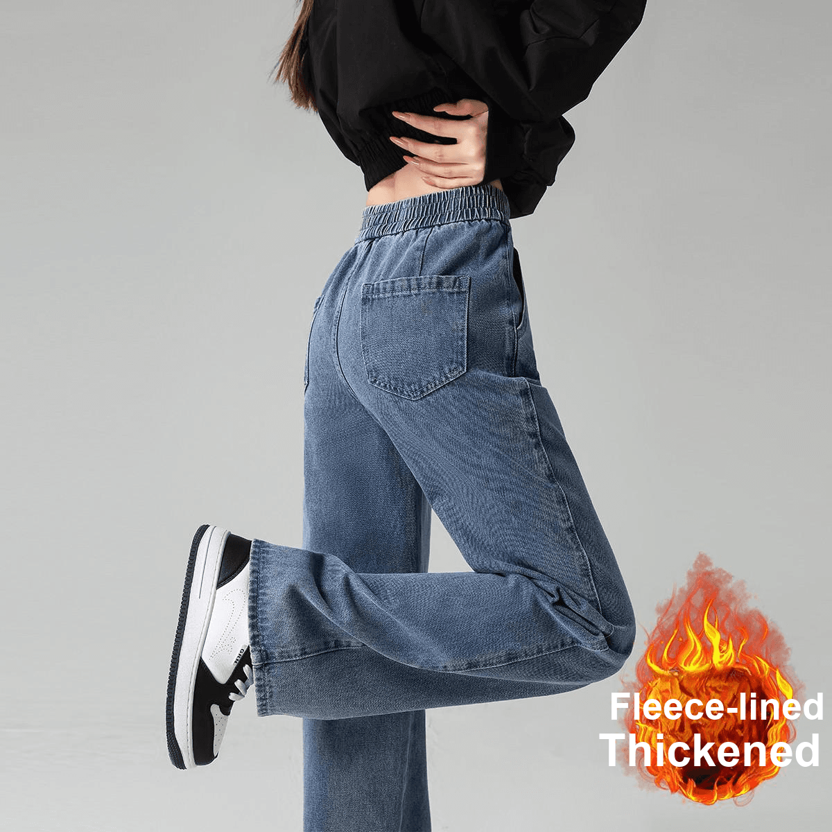 Джинсы Tonlion Medium Blue Women's Jeans Тонлион Средне-синие Женские Джинсы - изображение 6