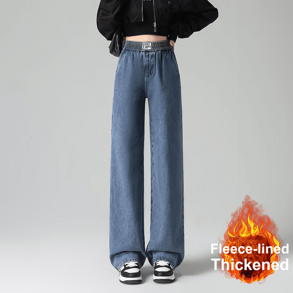 Джинсы Tonlion Medium Blue Women's Jeans Тонлион Средне-синие Женские Джинсы - изображение 3