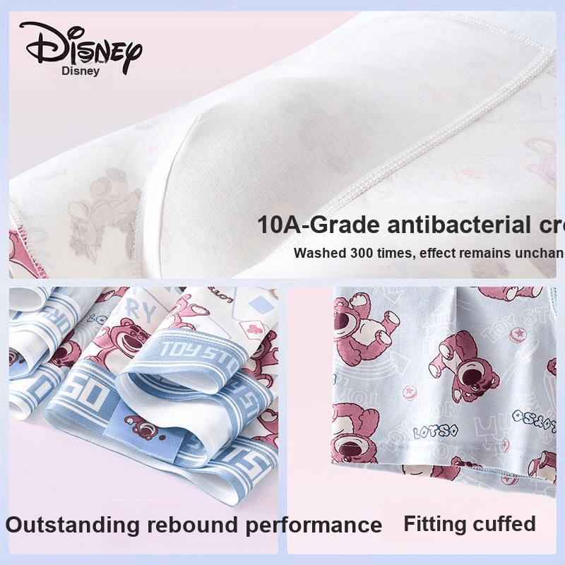 Трусы Disney Strawberry Bear Series DSN041# Лотсо Red Heart Пони Настольный Сумка для покупок 3 шт Мужской Боксеры - изображение 8