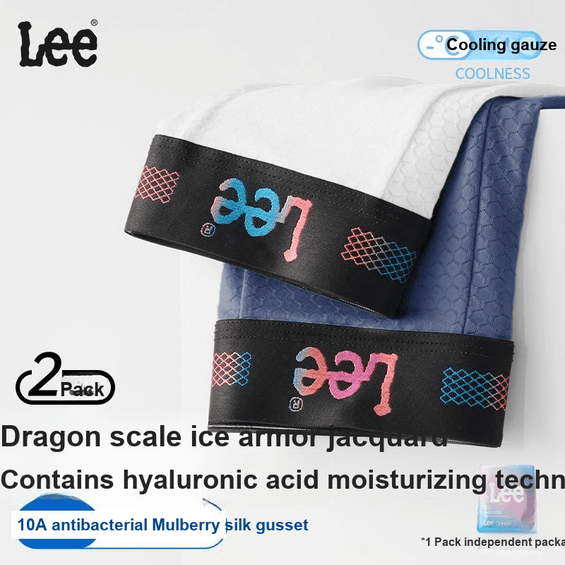Трусы LEE Черный+Серый+Белый+Темно-синий+Светло-синий+Светло-зеленый Мужские боксер-шорты - изображение 3