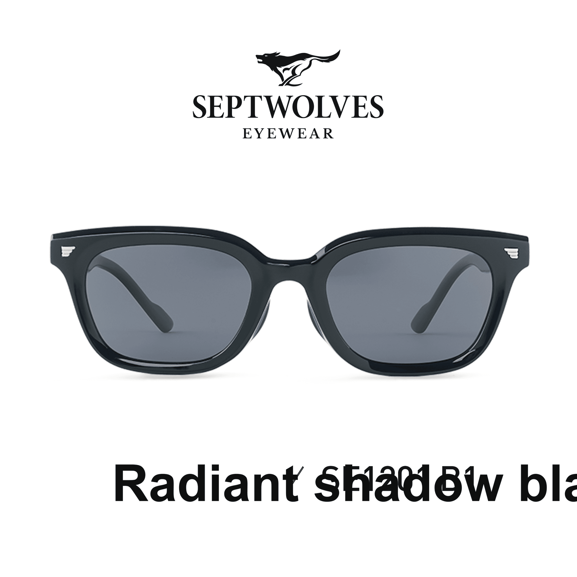Солнцезащитные очки SEPTWOLVES Сосуд Прямоугольная форма Солнцезащитные очки Мужской - изображение 2
