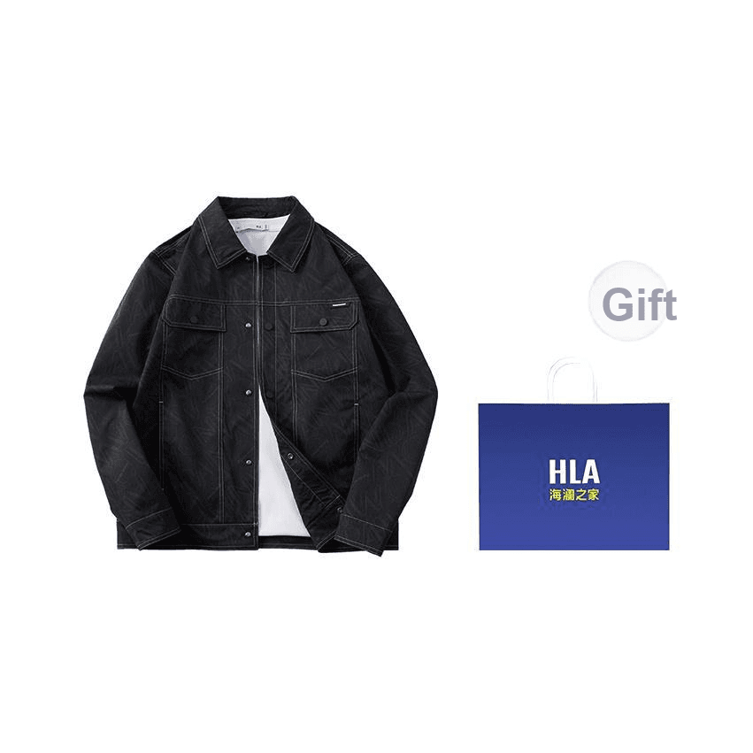 Джинсовая куртка HLA Мужские Джинсовые Куртки - изображение 1