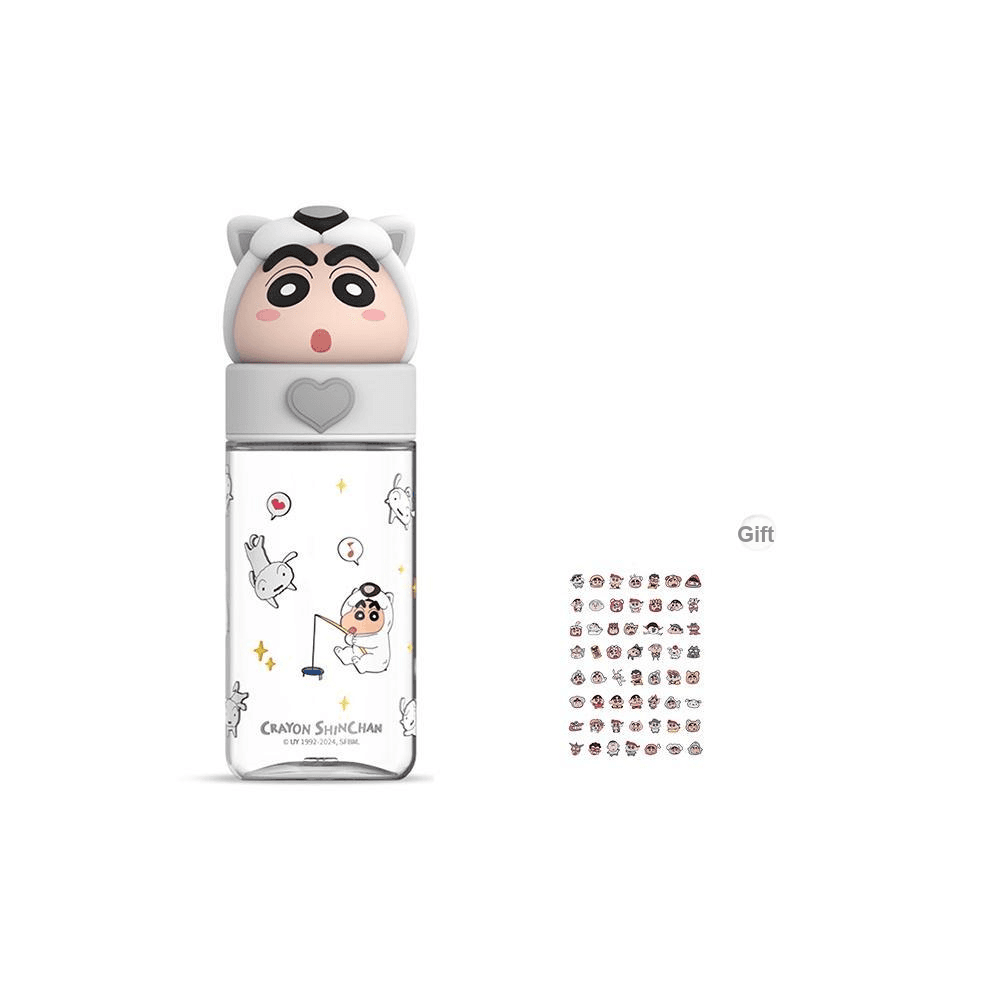 Crayon Shinchan Милый стиль Xiaoxin Большая емкость Пластиковый Подстаканник 500 мл - изображение 2