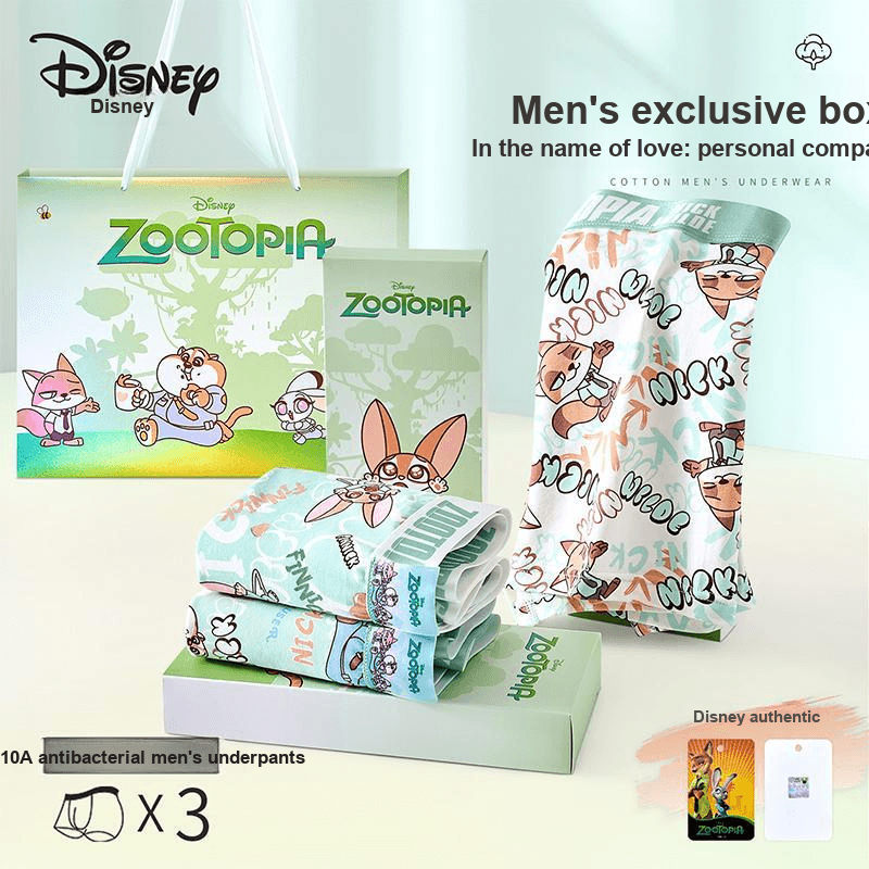 Трусы Disney Зверополис Боксеры Мужской Gift Box Set - изображение 2