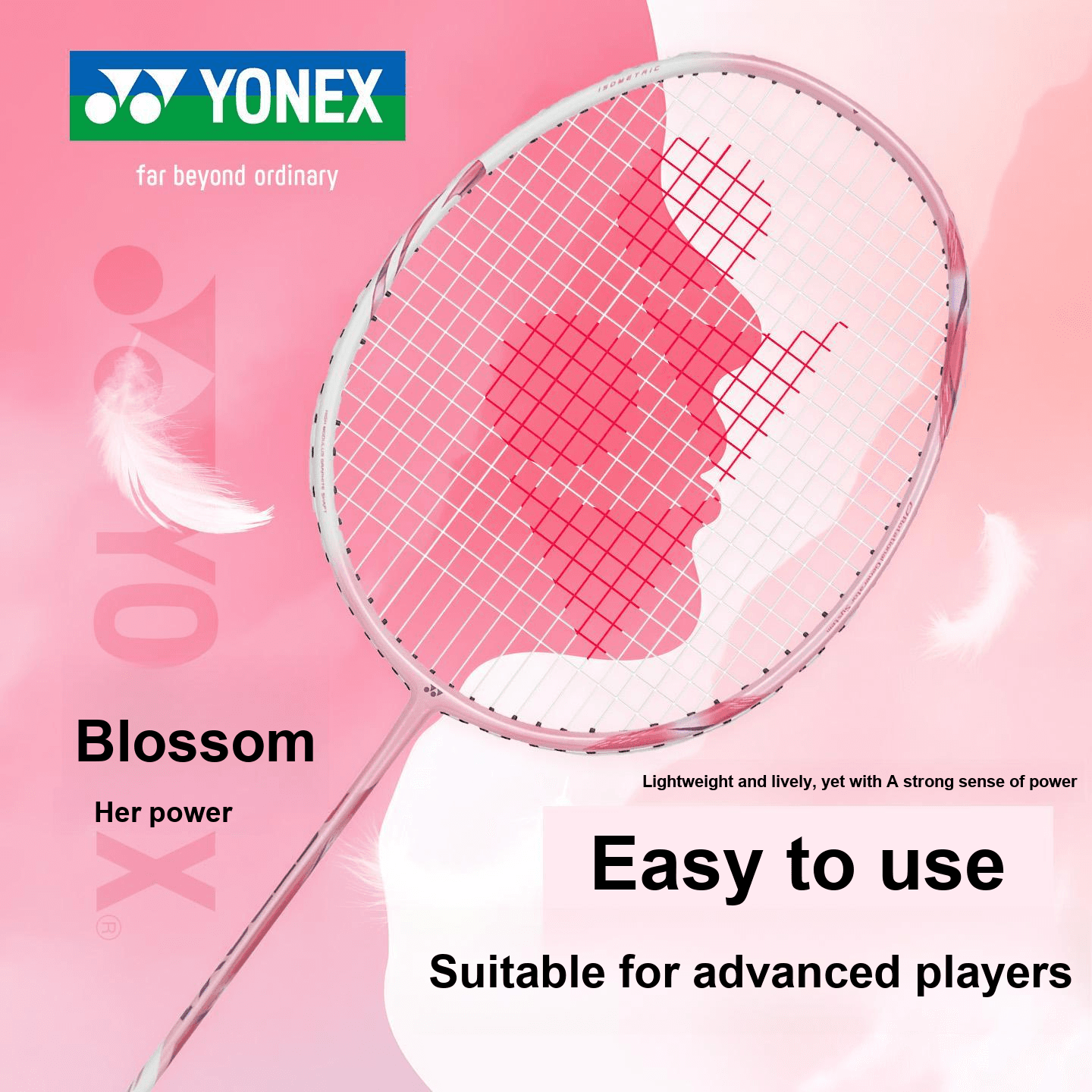YONEX AstroX AX1 Цельноугольные Ракетки для Бадминтона Атакующий Тип Тяжелая Голова Жесткая Стержень Продвинутый Уровень - изображение 3