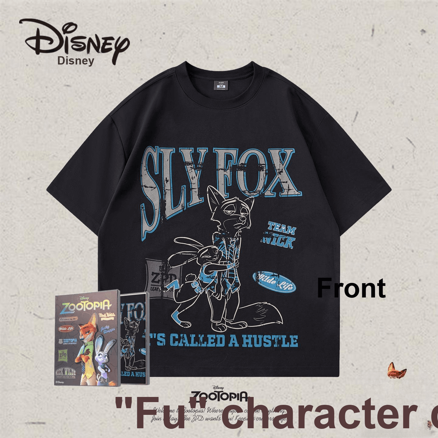 Футболка Disney Зверополис Футболки с короткими рукавами Мужской Gift Box Set - изображение 8