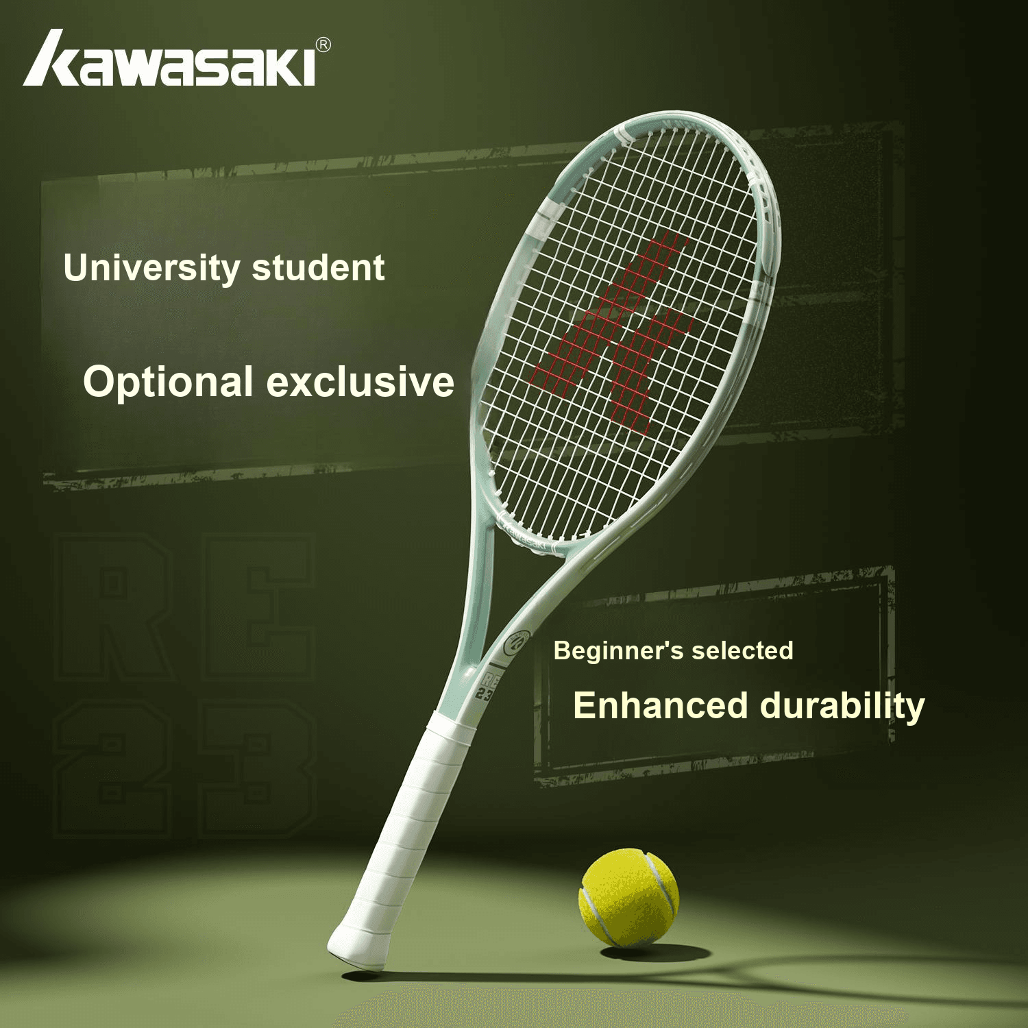 Kawasaki RE23 Унисекс Теннисные Ракетки - изображение 2