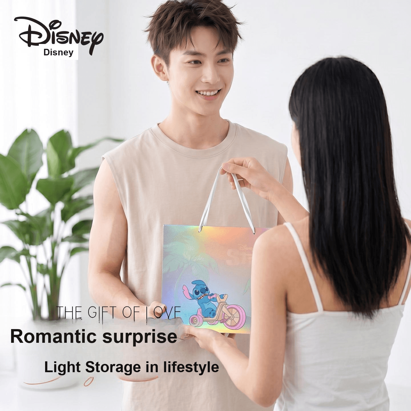 Трусы Disney Stitch Collection DSN043# Стич Настольный Сумка для покупок Подарочный набор 3 шт Мужские Боксеры - изображение 6