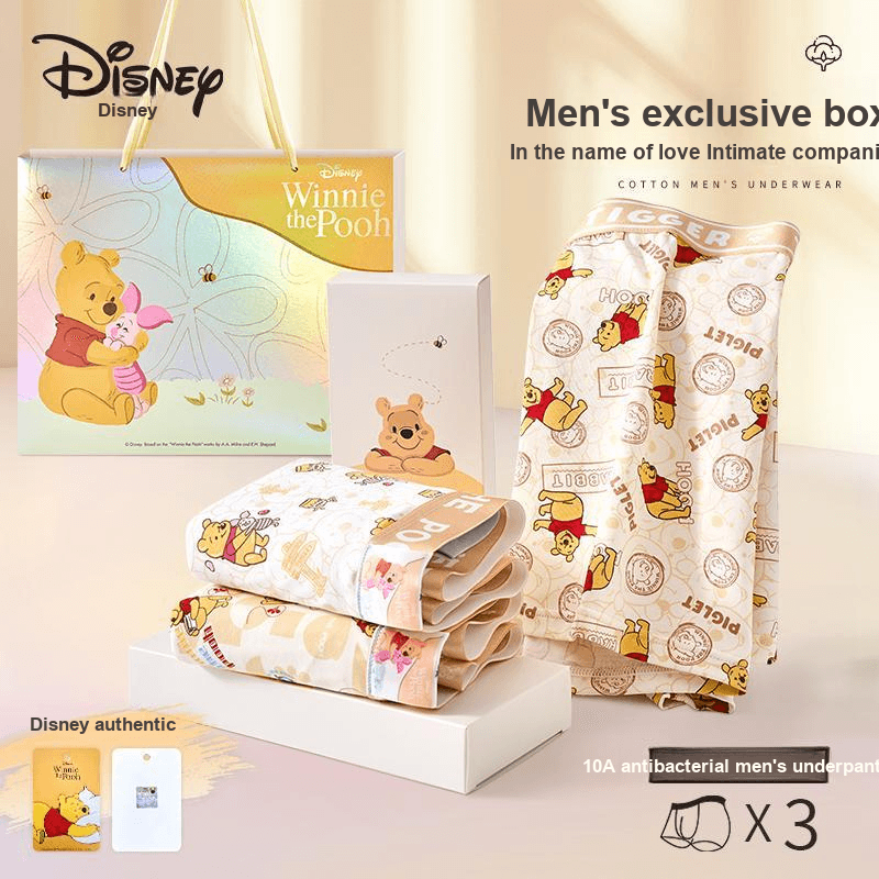 Трусы Disney Винни-Пух Боксеры Men's Box 3 шт - изображение 2