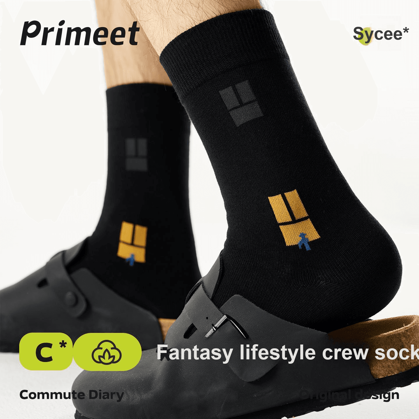 Носки PRIMEET Мужской Высокие носки - изображение 6