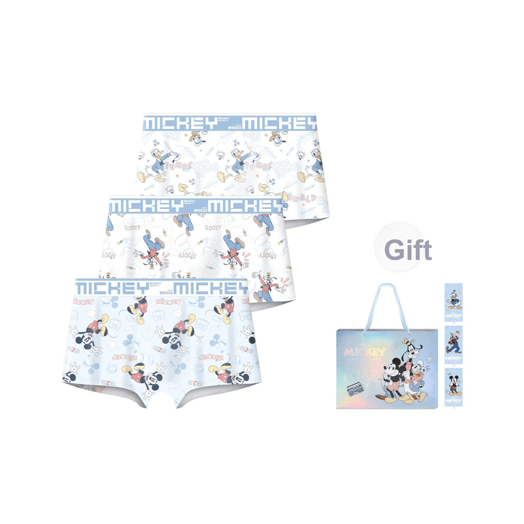 Трусы Disney Mickey Mouse Collection Дональд Дак Коллекция Боксеры Men's Box 3 шт - изображение 1