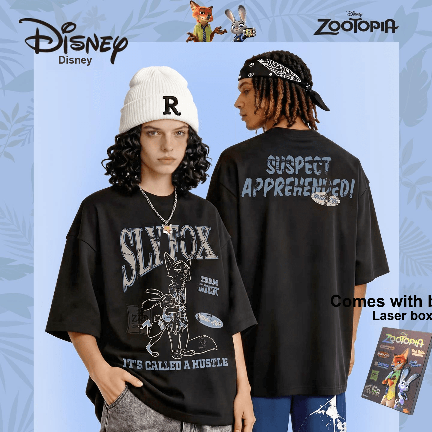 Футболка Disney Зверополис Футболки с короткими рукавами Мужской Gift Box Set - изображение 3
