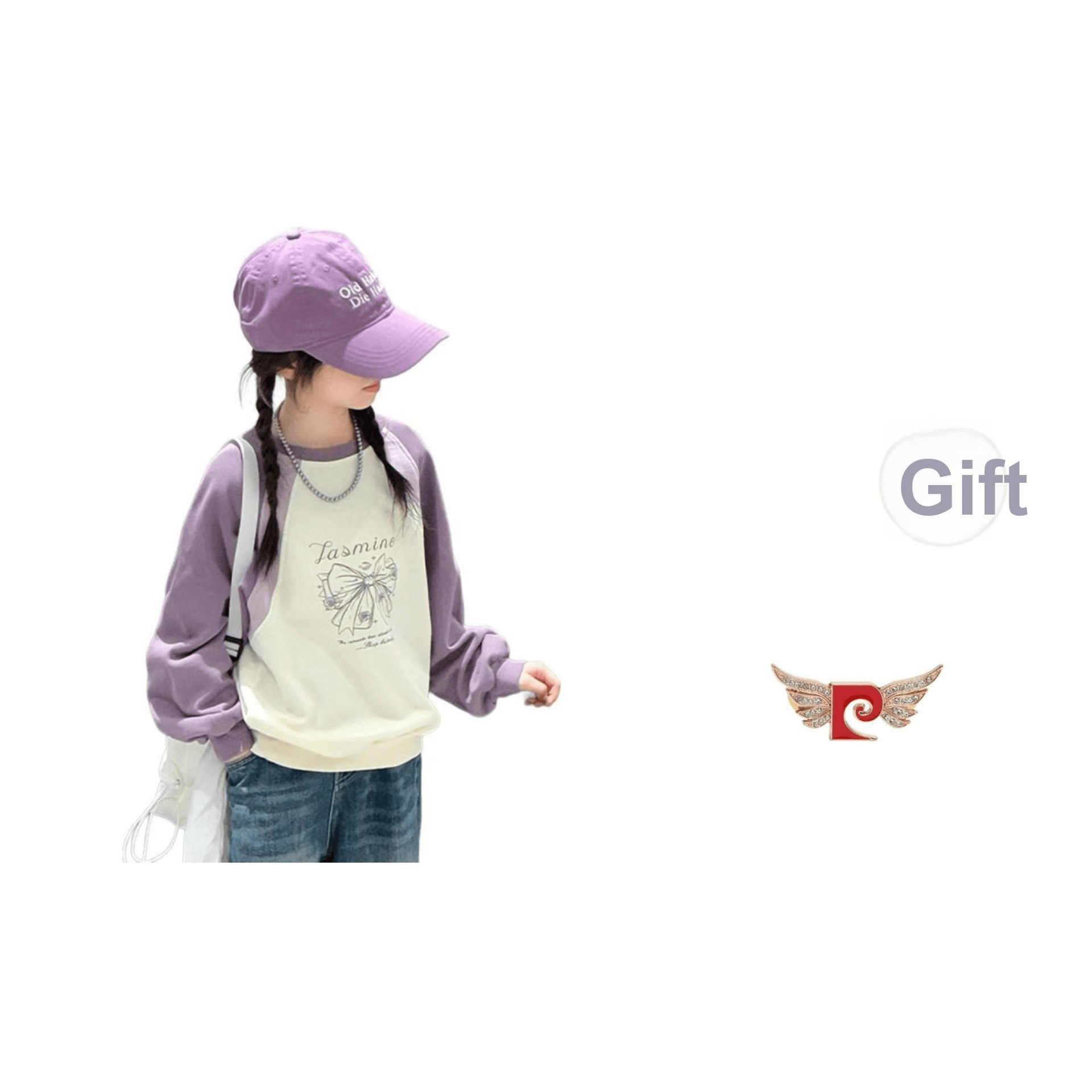 PIERRE CARDIN Фиолетовая Толстовка Kids - изображение 1