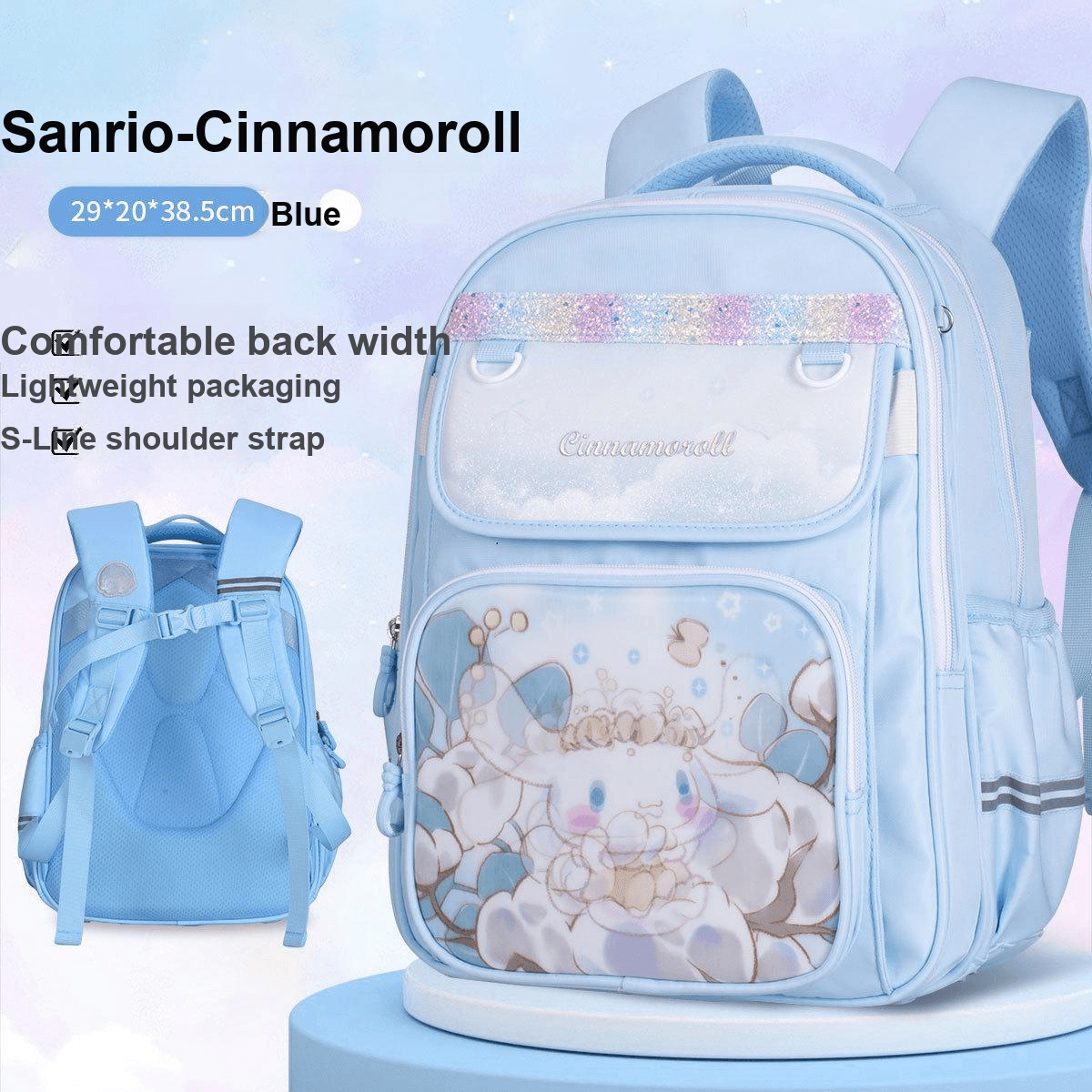 Рюкзак Sanrio Полиэстер Рюкзак Унисекс Разноцветный - изображение 2