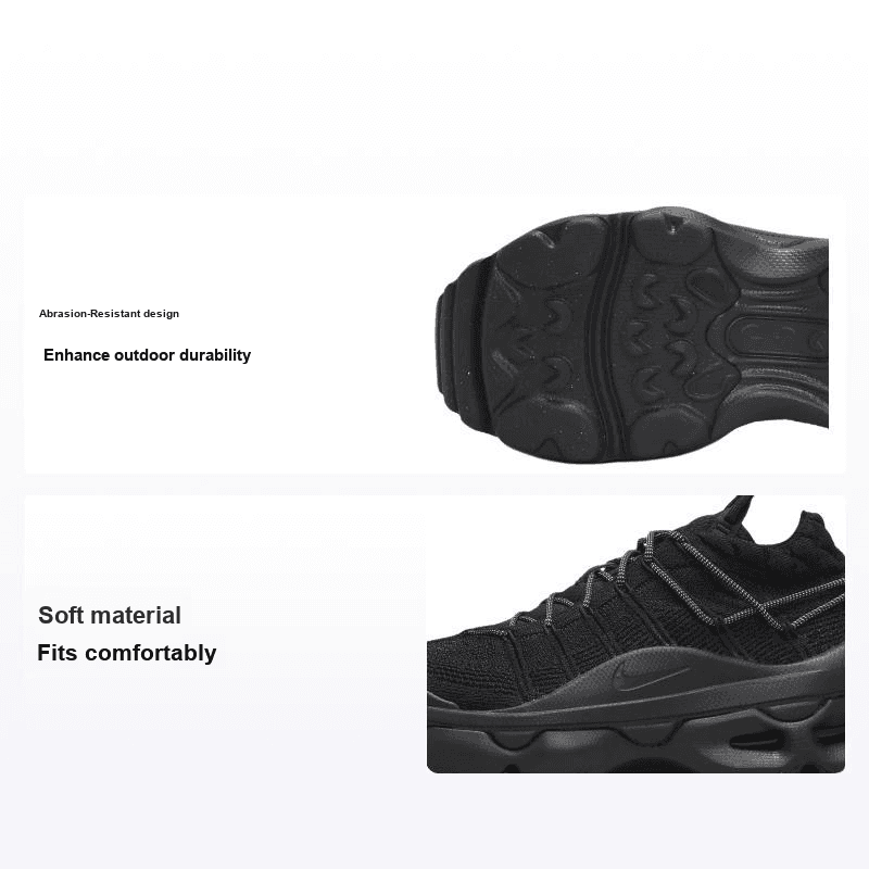Кроссовки Nike Air MAX flyknit VENTURE Low Топ Уличная обувь Женская Черная - изображение 1