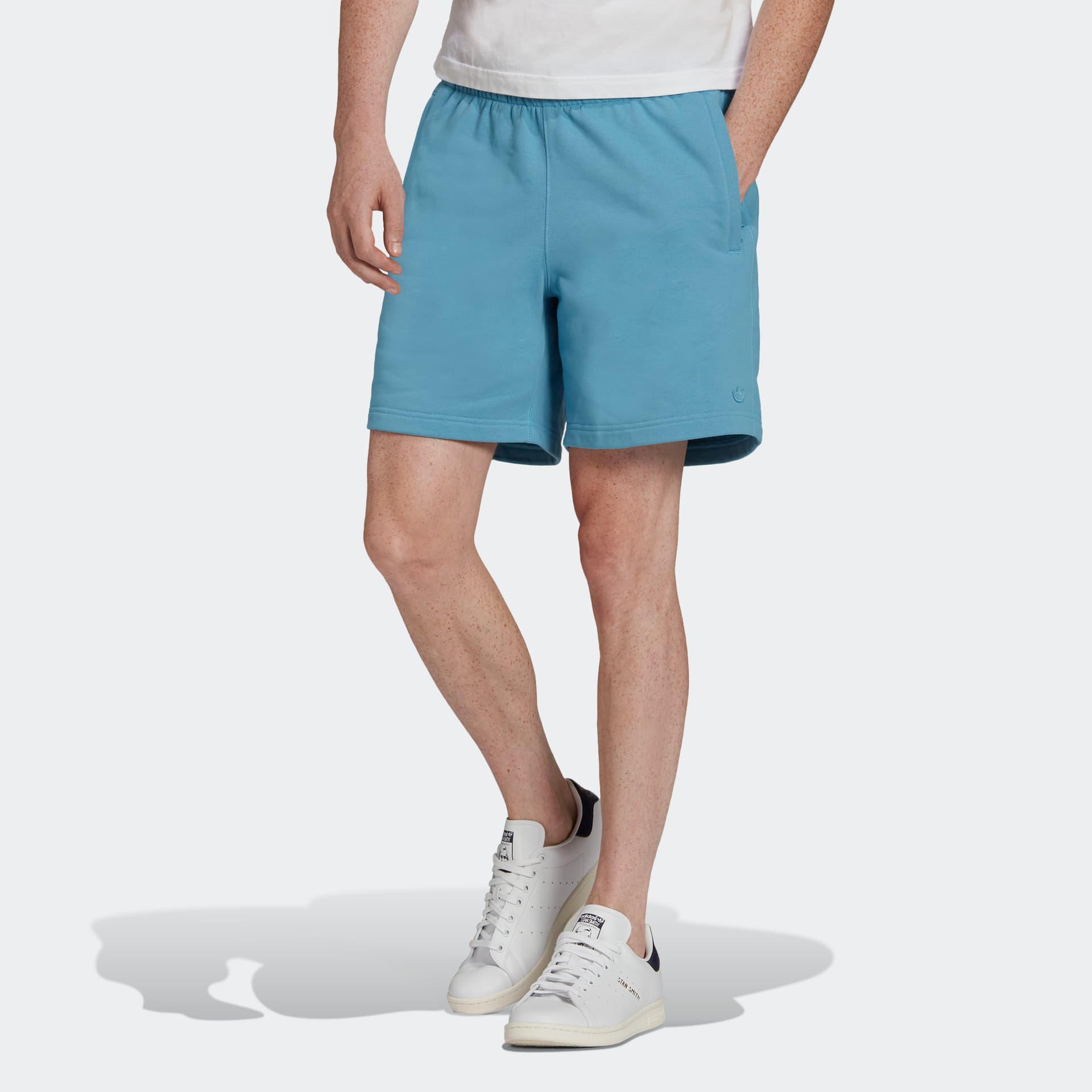 Тренировочные штаны adidas Originals C Short Ft Light Blue - изображение 2