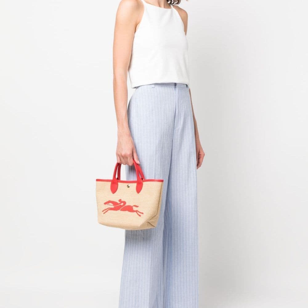 Сумка Longchamp Le Panier Pliage 21 Beige - изображение 5
