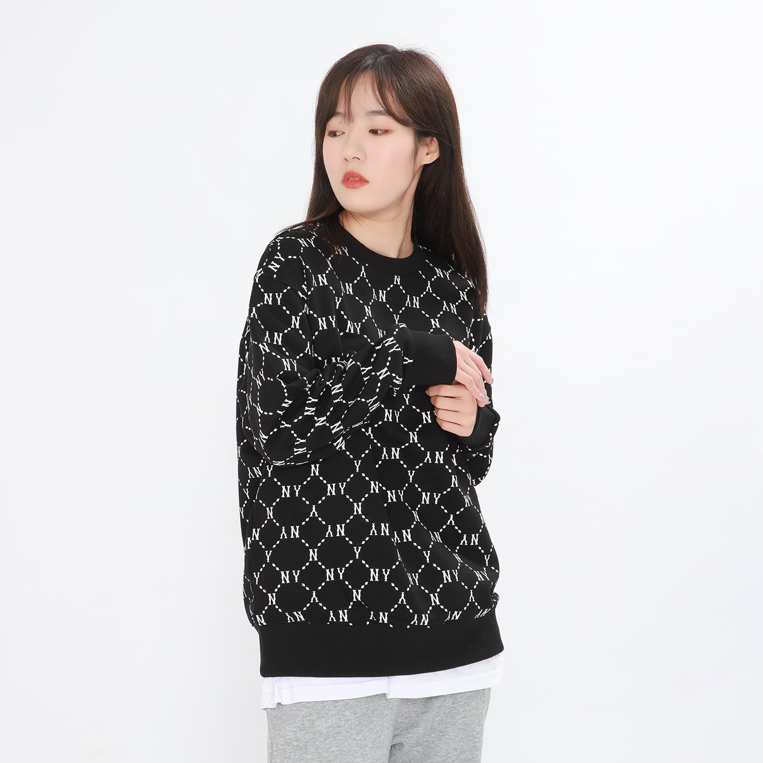 Худи MLB Yankees Crewneck Black — фото 4