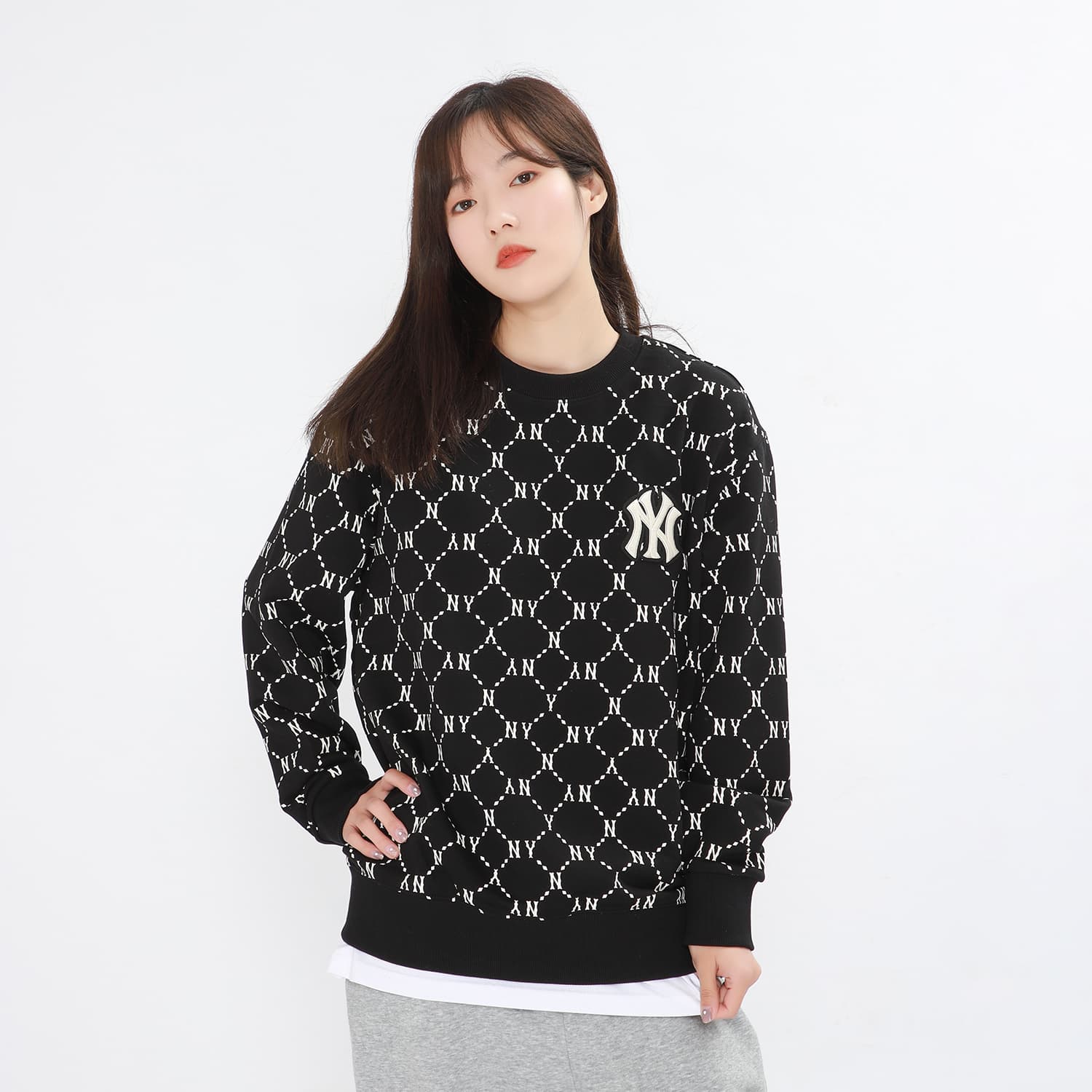 Худи MLB Yankees Crewneck Black — фото 3
