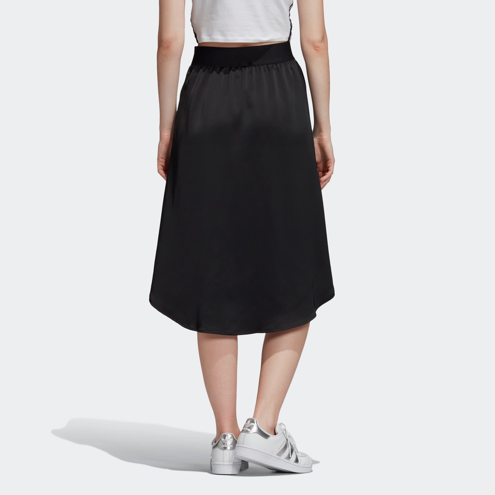 Юбка adidas originals Satin Skirt - изображение 5