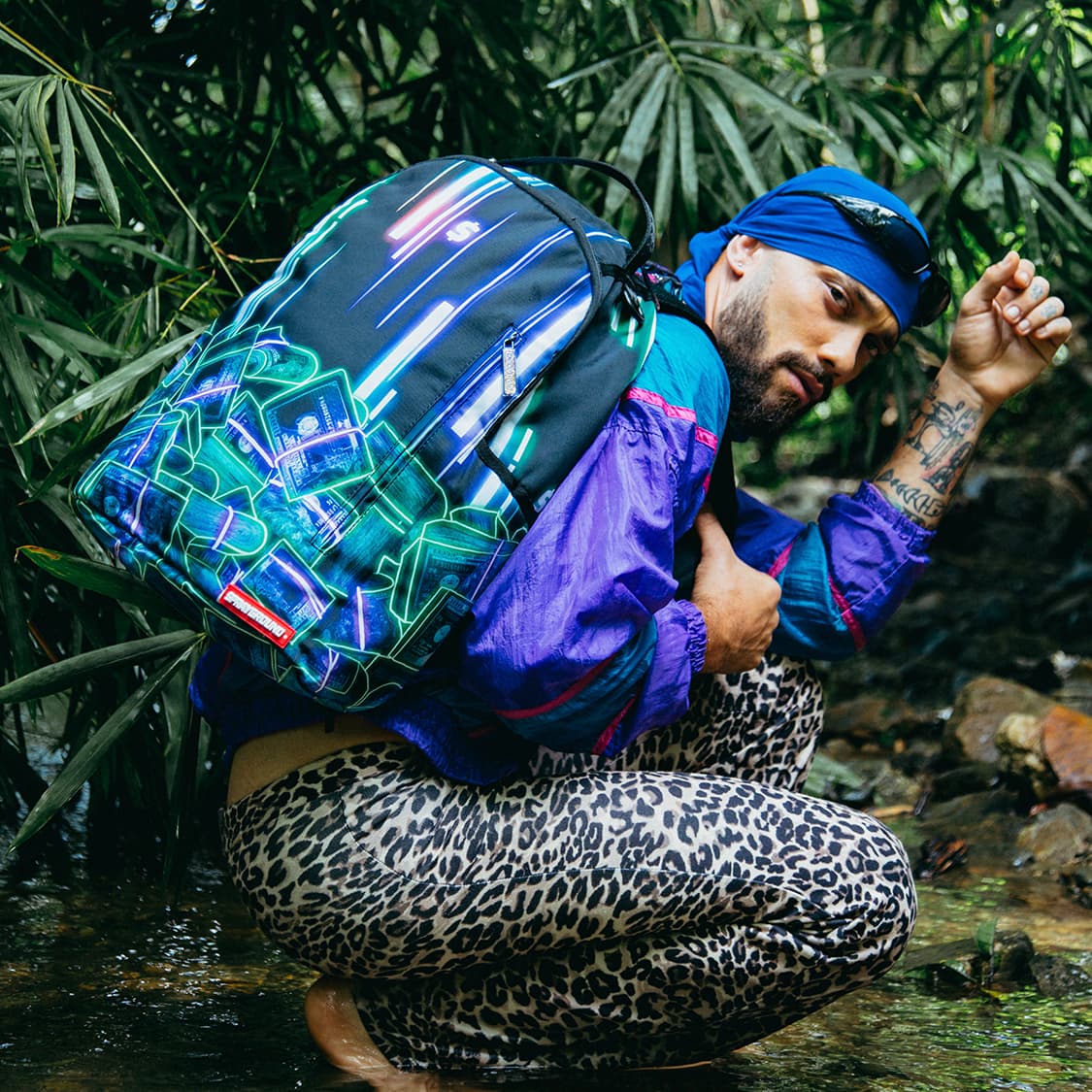 Рюкзак SPRAYGROUND Cyberpunk Neon Backpack - изображение 6