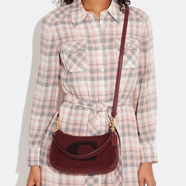 Мини-сумка COACH Teri 24 Cherry Red - изображение 5