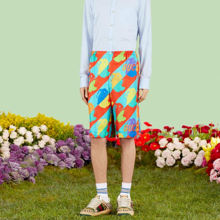 Шорты GUCCI SS23 Logo - изображение 4